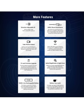 PARD NV007SP (LRF) Clip-on Night Vision Scope