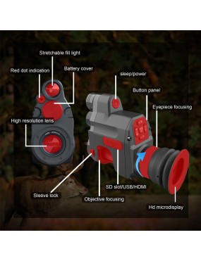 PARD NV007V2 Clip-on Night Vision Scope